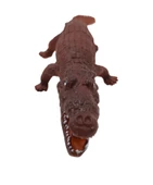 Yumuşak Sesli Timsah Oyuncak - Banyo Keyfini Eğlenceye Dönüştürün 32cm. Kahverengi - 2