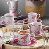 Kütahya Porselen Rüya 6 Kişilik 12 Parça Kahve Fincan Takımı RU12KT4309743 - 2