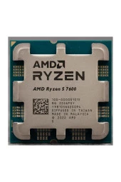 Ryzen 5 7600 3.8GHz (Turbo 5.1GHz) 6 Core 12 Threads 32MB Cache AM5 İşlemci - Tray - 1