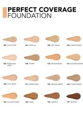 Flormar Perfect Coverage Yüksek Pigmentli & Yarı Parlak Bitişli Fondöten Spf 15 - 7