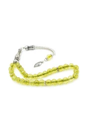 Küre Kesim Orijinal Olivin Taşı Tesbih 6 Mm thumbnail 2