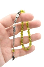 Küre Kesim Orijinal Olivin Taşı Tesbih 6 Mm thumbnail 4