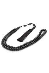 Saçaklı Sistemli 99 luk Siyah Katalin Tesbih thumbnail 3