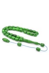 Sistemli Kapsül Kesim Kanayan Bağa Yeşil Katalin Tesbih thumbnail 1