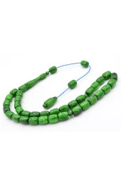 Sistemli Kapsül Kesim Kanayan Bağa Yeşil Katalin Tesbih thumbnail 3