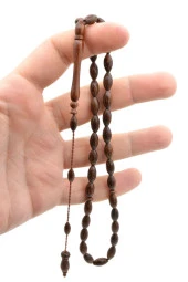 Usta İşi Sistemli Arpa Kesim Sırçalı Kuka Tesbih thumbnail 4