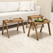 Variant Mobilya Paris Zigon Sehpa - Ceviz thumbnail 1