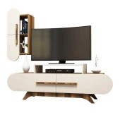 Variant Mobilya Rose Duvar Raflı Tv Ünitesi - Ceviz / Krem thumbnail 3