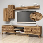 Variant Mobilya Class Duvar Raflı Tv Ünitesi - Ceviz thumbnail 2