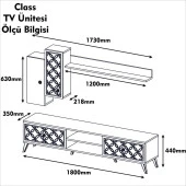 Variant Mobilya Class Duvar Raflı Tv Ünitesi - Ceviz thumbnail 5