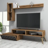 Variant Mobilya Planet Tv Ünitesi - Ceviz / Mavi - 2