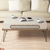 Variant Mobilya Ekol Orta Sehpa - Krem thumbnail 1