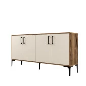 Variant Mobilya Kiev 160Cm Konsol - Ceviz / Krem - 2