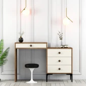 Variant Mobilya Lizbon Makyaj Masası - Ceviz / Krem - 1