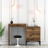 Variant Mobilya Lizbon Makyaj Masası - Ceviz / Ceviz - 1