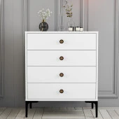 Variant Mobilya Lizbon 4 Çekmece Şifonyer - Beyaz / Beyaz - 2