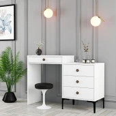 Variant Mobilya Lizbon Makyaj Masası - Beyaz / Beyaz - 2