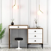 Variant Mobilya Lizbon Makyaj Masası - Ceviz / Beyaz - 1