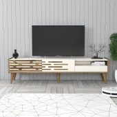 Variant Mobilya Valensiya Alt Tv Ünitesi - Ceviz / Krem - 1