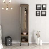 Variant Mobilya Kumsal 1 Kapılı (P) Gardrop - Lidya / Krem thumbnail 3