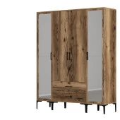 Variant Mobilya Kumsal 4 Kapılı (Rtr) Gardrop - Lidya / Lidya thumbnail 4