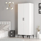 Variant Mobilya Kumsal 2 Kapılı (Ss) Gardrop - Beyaz / Beyaz - 3