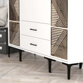 Variant Mobilya Kumsal 4 Kapılı (Ptp) Gardrop - Beyaz / Beyaz - 3