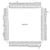 STM32F407VGT6 Microcontroller Lqfp100 Dsp Fpu Arm Cortex-M4 32 Bit Mcu 1 Mbyte Flash 168Mhz Cpu - 7