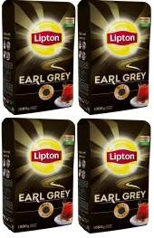 Lipton Earl Grey Bergamot Aromalı Siyah Çay 1000 gr (4 Paket) - 1
