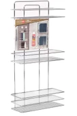 Decorev 5931 Şampuanlık Kristal Lamalı Üç Katlı Beyaz - 1