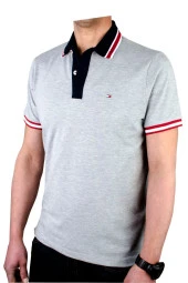 Regular Fit Erkek Kontrast Polo T-shirt - 1