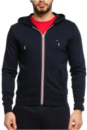 ERKEK SWEATSHİRT KAPŞONLU FERMUARLI - 2