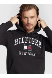 Erkek New York Kapşonlu Sweatshirt - 3