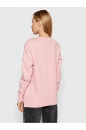 O Yaka Sweatshirt Regular Fit//ŞEKER PEMBE - 4
