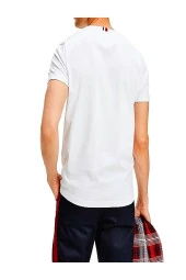 Tommy Hilfiger Regular Fit T-shirt Four Flags Bianco - 4