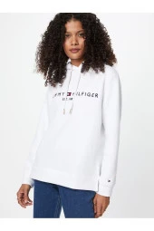 Tommy Hilfiger Kadın Geniş Kalıp Sweatshirt - 5