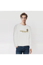EMBORİED LOGO SWEATSHİRT - 1