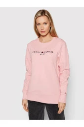 O Yaka Sweatshirt Regular Fit//ŞEKER PEMBE - 1