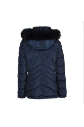 Kadın Kapüşonlu Mont - 3