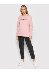 O Yaka Sweatshirt Regular Fit//ŞEKER PEMBE - 3