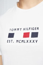 Tommy Hilfiger Regular Fit T-shirt Four Flags Bianco - 2