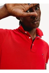 //Fusya Slim Fit Polo Shirt Tipped Organic Cotton - 4