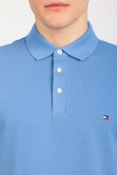 //Gök Mavi Slim Fit Pike Polo T-shirt - 4