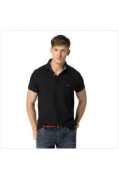 Klasik Polo Tişört //SİYAH REGULAR FİT/MW0MW02299 - 3