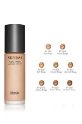 Sensai Fluid Finish Lasting Velvet Fondöten Fv206 Golden Dune30ml - 2