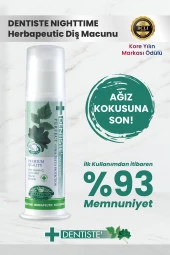 Dentiste Plus Dentiste Nighttime Herbapeutic Ağız Kokusu Önleyici Pompalı Diş Macunu 120gr thumbnail 2