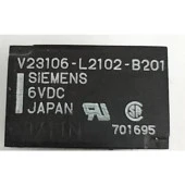 6V 10Pın 1A30V Röle Çift Kontak Kilitli V23106-L2102-B201 Sıemens thumbnail 1