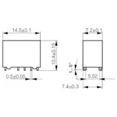 6V Tek Bobinli Çift Kontak Röle V23079-A1002-B201 thumbnail 2