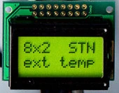 2X8 Lcd Ekran Cbc008002A00-Yhy-R Stn Led Aydınlatmalı thumbnail 1