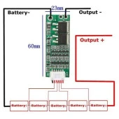 Gözelerelektronik-5S 15A Bms Batarya Koruma Kartı thumbnail 3